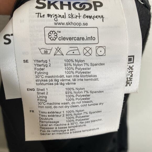 SKHOOP Kari Mini Skirt In Black Outdoor Size XL GORPCORE Classic Athleisure - Picture 10 of 12